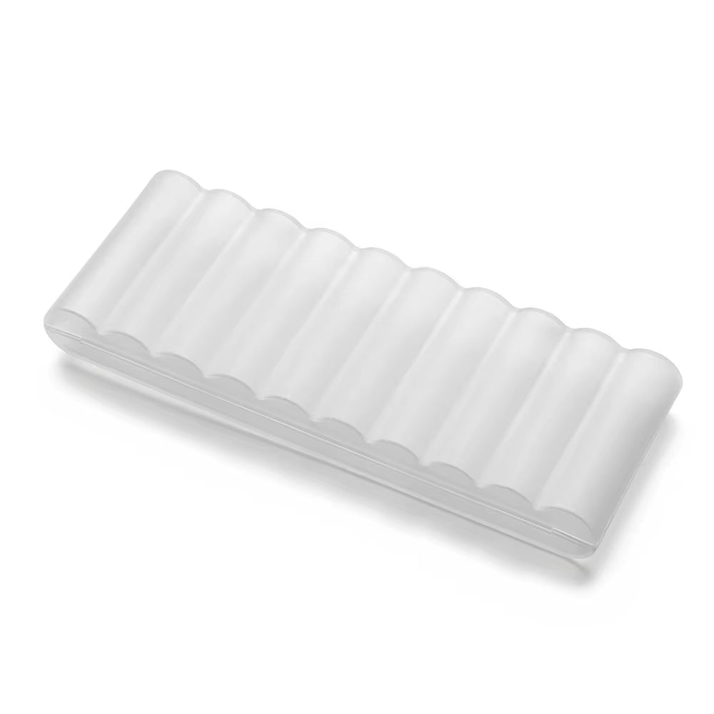 10 Slot Plastic Hard Container Case Battery Storage Box for AAA/AA/18650 Battery Organizer Accessories